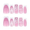 12 Sizes-24 Pcs Press On Nails JP3770
