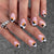 12 Sizes-24 Pcs Press On Nails W967