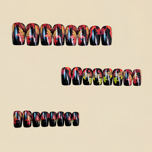 12 Sizes-24 Pcs Press On Nails Y1646