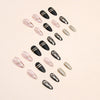 12 Sizes-24 Pcs Press On Nails W472