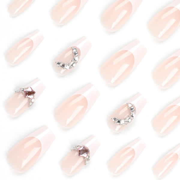 12 Sizes-24 Pcs Press On Nails JP2996