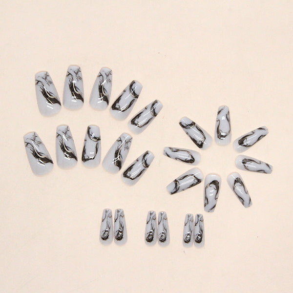 Glossy Long Press on Nails