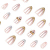 12 Sizes-24 Pcs Press On Nails JP4297
