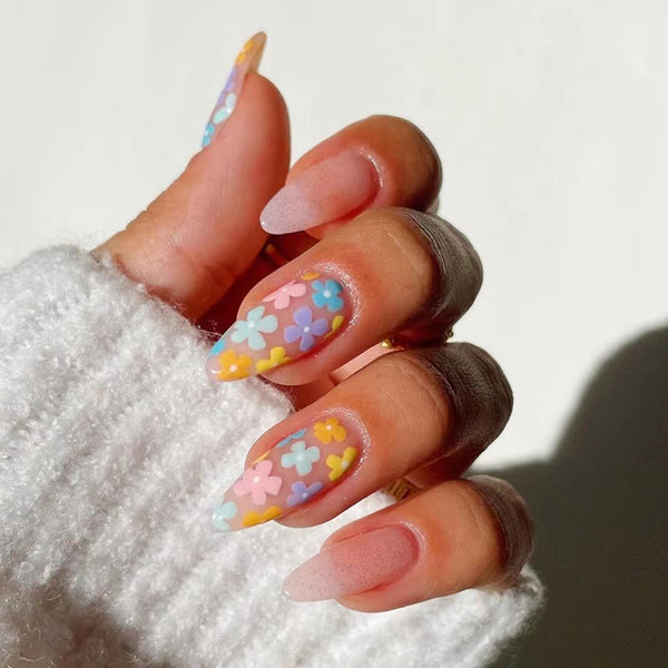 12 Sizes-24 Pcs Press On Nails W219