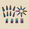 12 Sizes-24 Pcs Press On Nails Y1579