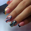 12 Sizes-24 Pcs Press On Nails W1060