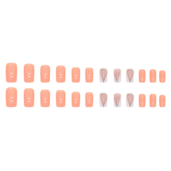 12 Sizes-24 Pcs Press On Nails Z694