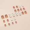 12 Sizes-24 Pcs Press On Nails R863