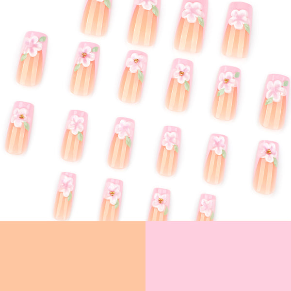 12 Sizes-24 Pcs Press On Nails JP3878