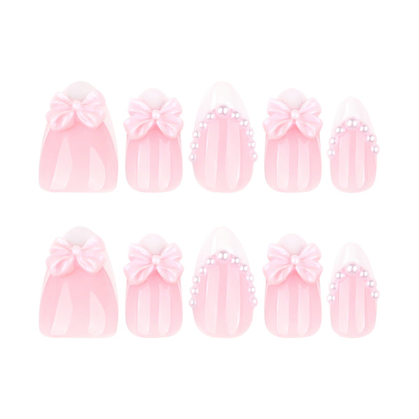 12 Sizes-24 Pcs Press On Nails JP4318