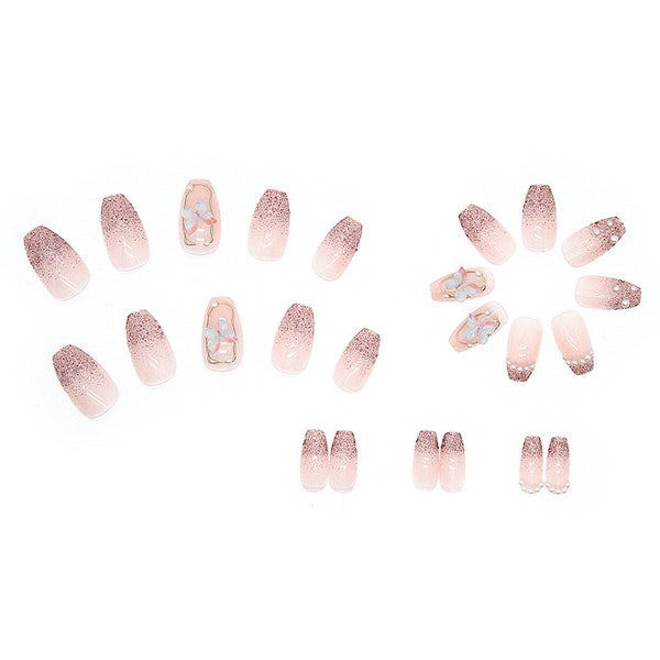 12 Sizes-24 Pcs Press On Nails Z343
