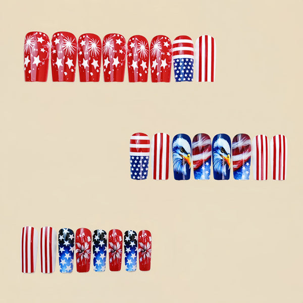 12 Sizes-24 Pcs Press On Nails Y737