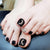 12 Sizes-24 Pcs Press On Nails F033