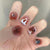 12 Sizes-24 Pcs Press On Nails R809