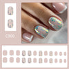 12 Sizes-24 PcsPress On Nails C900
