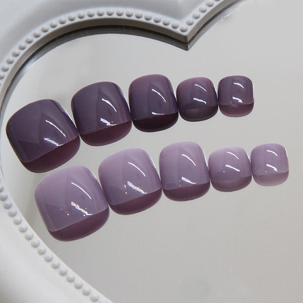12 Sizes-24 Pcs Press On Nails F156