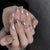 12 Sizes-24 Pcs Press On Nails Z661