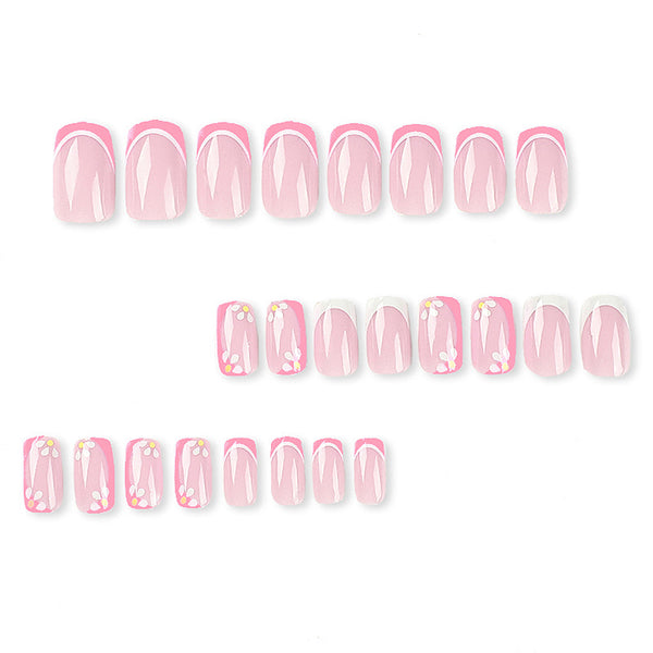 12 Sizes-24 Pcs Press On Nails JP2541