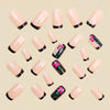 12 Sizes-24 Pcs Press On Nails Y1133