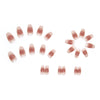 12 Sizes-24 Pcs Press On Nails R676