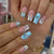 12 Sizes-24 Pcs Press On Nails W592