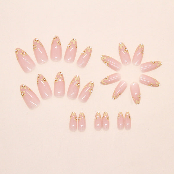 12 Sizes-24 Pcs Press On Nails W1947
