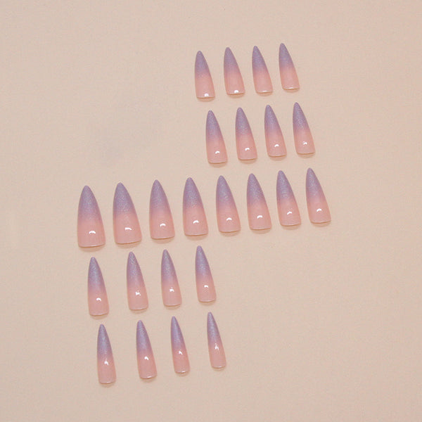 12 Sizes-24 Pcs Press On Nails W1680