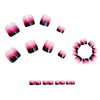 12 Sizes-24 Pcs Press On Nails Y1995