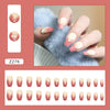 12 Sizes-24 Pcs Press On Nails Z276