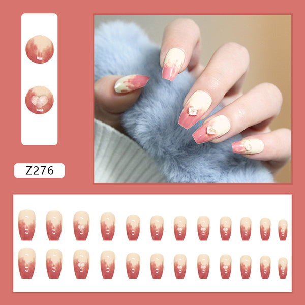 12 Sizes-24 Pcs Press On Nails Z276