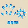 12 Sizes-24 Pcs Press On Nails Y1595