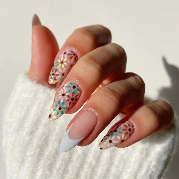 12 Sizes-24 Pcs Press On Nails JP1486