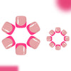 12 Sizes-24 Pcs Press On Nails C1073