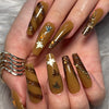 12 Sizes-24 Pcs Press On Nails JP2844
