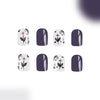 12 Sizes-24 Pcs Press On Nails C490