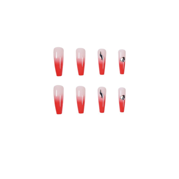 12 Sizes-24 Pcs Press On Nails JP1104