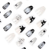 12 Sizes-24 Pcs Press On Nails JP3271