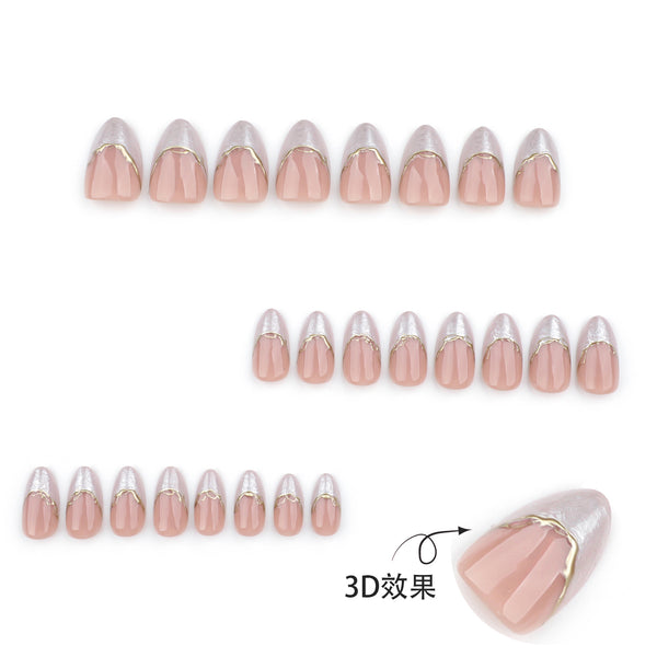 12 Sizes-24 Pcs Press On Nails JP3726