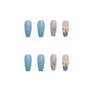 12 Sizes-24 Pcs Press On Nails Z073