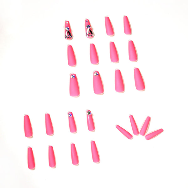 12 Sizes-24 Pcs Press On Nails JP1126