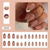 12 Sizes-24 Pcs Press On Nails W280