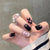 12 Sizes-24 Pcs Press On Nails R668