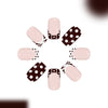 12 Sizes-24 Pcs Press On Nails C1449