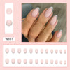 12 Sizes-24 Pcs Press On Nails W931