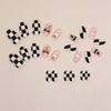 12 Sizes-24 Pcs Press On Nails W1425
