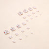 12 Sizes-24 Pcs Press On Nails F053