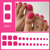 12 Sizes-24 Pcs Press On Nails C911