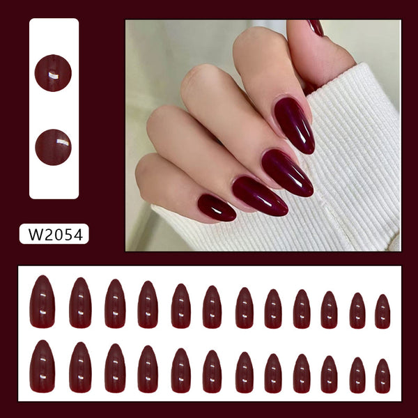 12 Sizes-24 PcsPress On Nails W2054