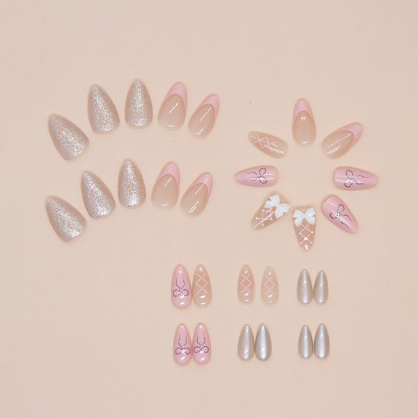12 Sizes-24 Pcs Press On Nails Z862
