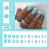 12 Sizes-24 Pcs Press On Nails W542